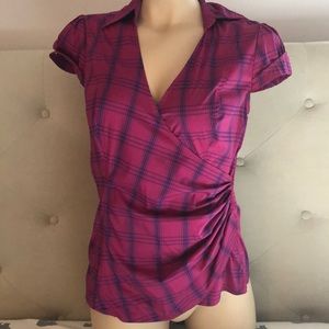 Express Wrap Dress Shirt , XS